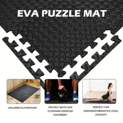 8/16 Pcs Foam Fitness Non Slip Yoga Mat Fitness Floor Tile Protection Pad Fitness Equipment Mat Suitable for Indoor Fitness Zenn Organics Inc