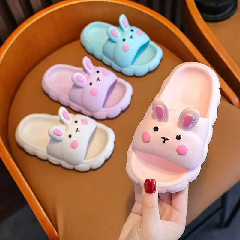 Children's Slippers Kids Summer Girls Cartoon Bunny Non-Slip Soft Soles For Children Indoor Home Boys Toddler Baby Sandals Zenn Organics Inc