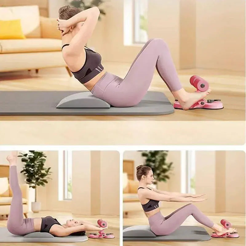 Sit up assist device, home fitness equipment, abdominal compression device, suction cup type multifunctional exercise equipment Zenn Organics Inc