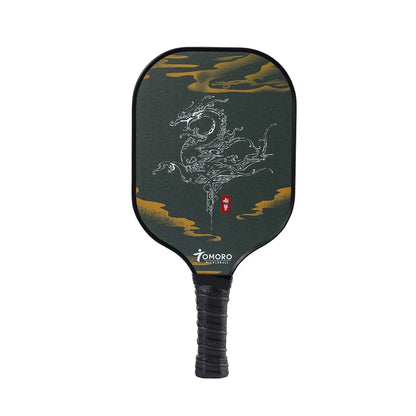 Zenn Organics Inc USAPA approved graphite pickleball paddles set with beach tennis racquets and cricket ball outdoors