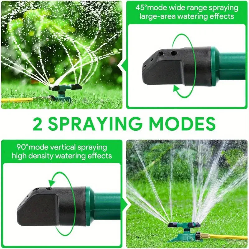 Garden Sprinkler, Adjustable 360 Degree Rotation Lawn Sprinkler, Large Area Coverage, Multipurpose Yard Sprinklers for Plant Irr Zenn Organics Inc