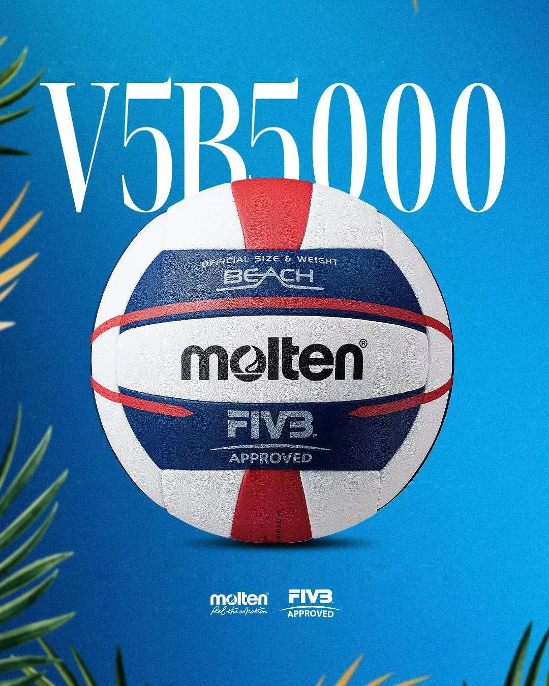 Zenn Organics Inc Molten size 5 volleyball ball for indoor and outdoor match and training, high quality sports equipment for adults