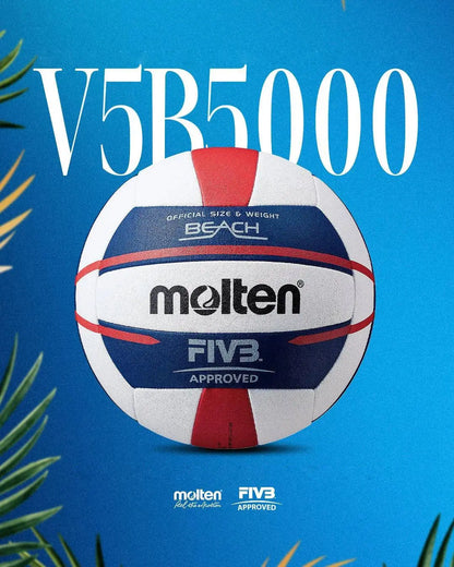 Zenn Organics Inc Molten size 5 volleyball ball for indoor and outdoor match and training, high quality sports equipment for adults