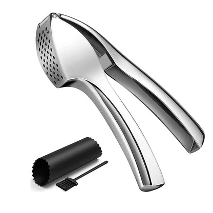 Garlic Press Manually Mashed Garlic Crusher Machine Handheld Ergonomic Grip Anti-Rust Cooking Ginger Crusher Kitchen Tools Zenn Organics Inc