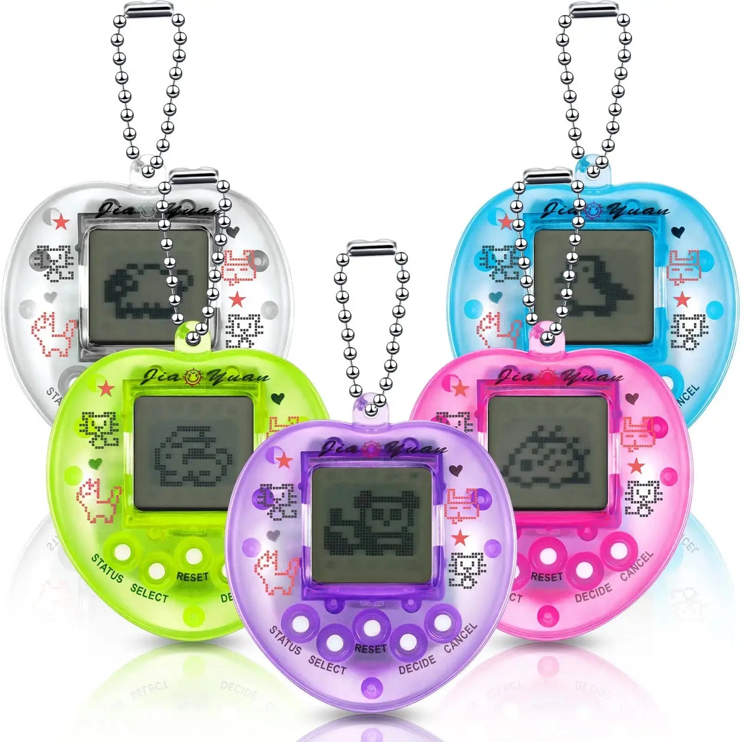 Kids Electronic Pets Game Tamagotchi Handheld Game Console Toy in Russian Original German Spanish Polish Virtual Digital Pet Toy Zenn Organics Inc