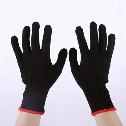 A set of breathable nylon garden work gloves, without PU coating and silicone, not waterproof, used for excavation and planting Zenn Organics Inc