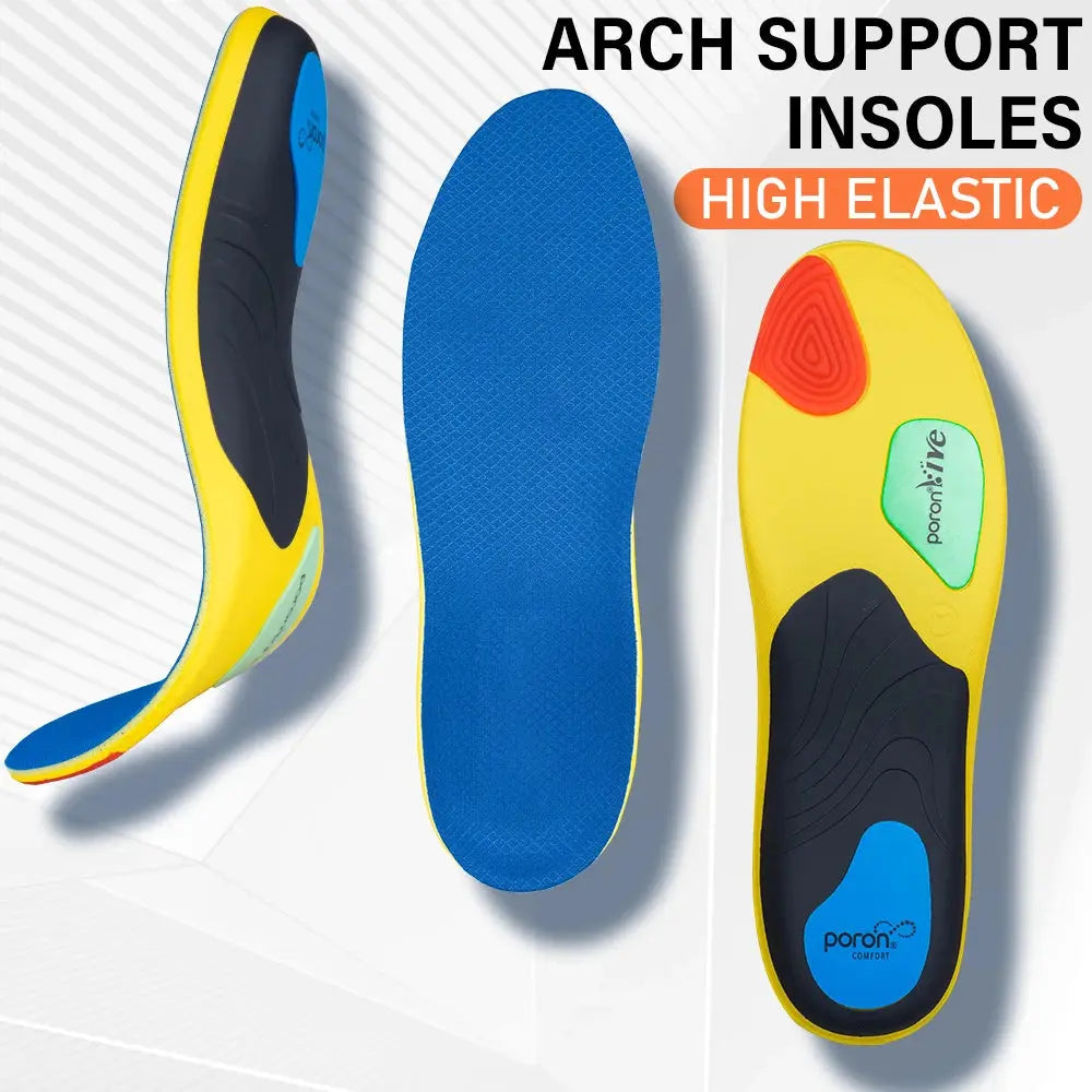 220+ lbs Heavy Duty Plantar Fasciitis Insoles, Arch Support Orthotics for Flat Feet Pain Relief, Men Women Sports Shoe Inserts Zenn Organics Inc