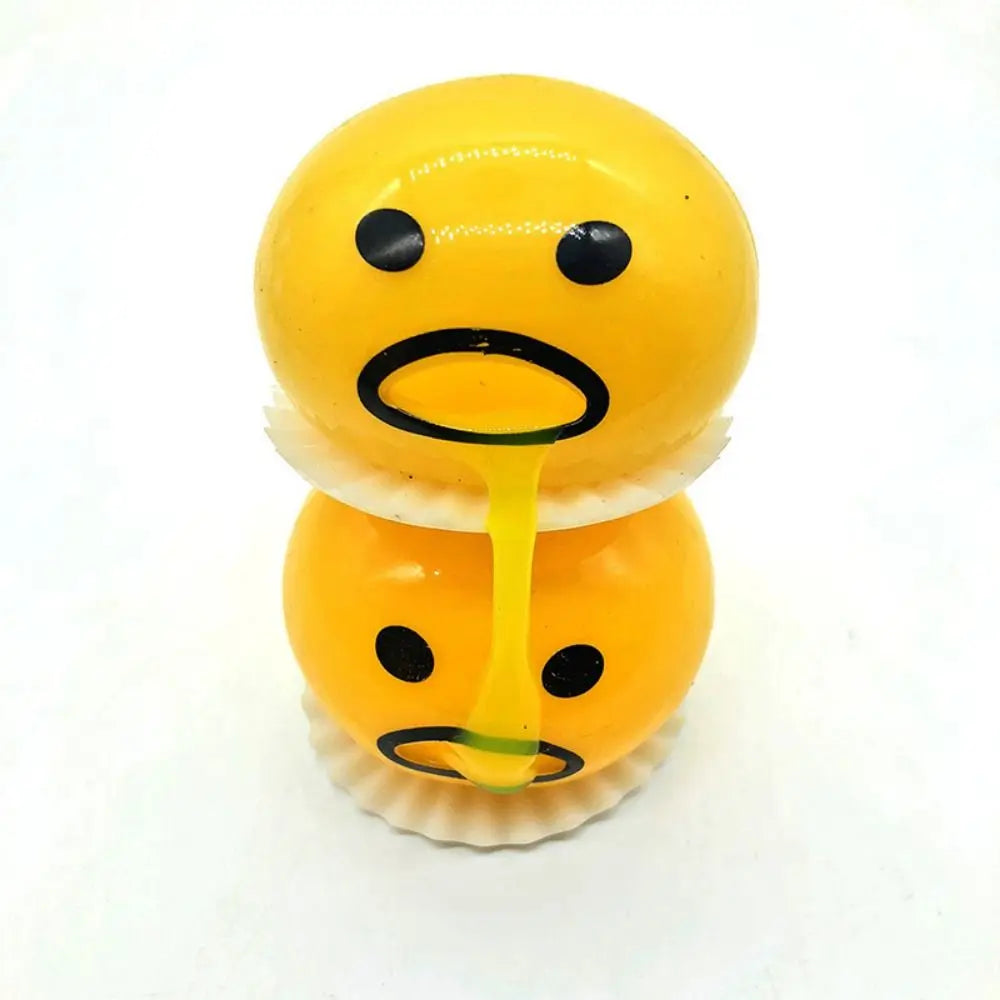 Puking Egg Yolk Stress Ball With Yellow Goop Relieve Stress Toy Funny Squeeze Tricky AntiStress Disgusting Egg Toy Kids Gift Zenn Organics Inc