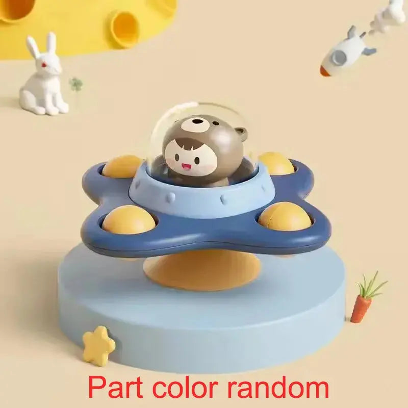 Baby Soothe Toy Cartoon Airplane Soothe Baby Artifact Baby Bath Fun Sucker Spinner Early Education Table Games Zenn Organics Inc