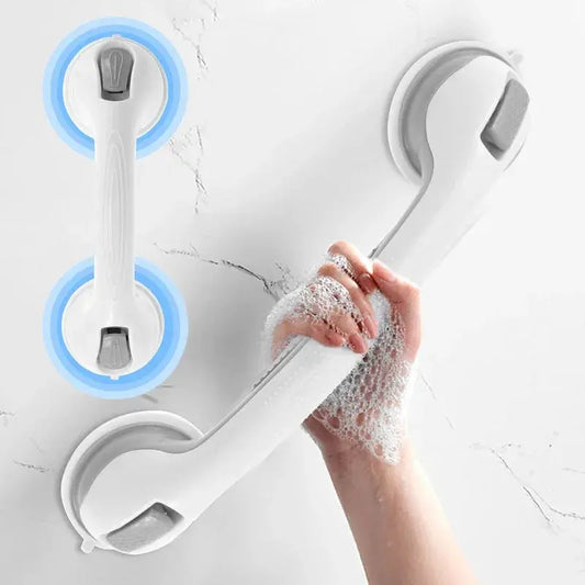 1/2Pcs Showers Grab Bars Free Punch Bathroom Handle Anti Slip Safety Suction Cups Bathtub Grab Bar For Elderly Children Support Zenn Organics Inc