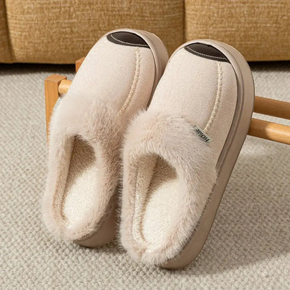Fashion Women Slippers Winter Soft Thick Soled Indoor and Outdoor Warmth Comfort Breathable Non Slip Casual Couple Home Shoes Zenn Organics Inc