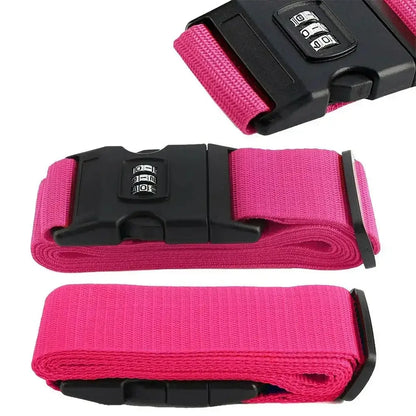 Adjustable Luggage One Word Packing Luggage Belt Portable Flexible Safe Travel Essential Luggage with Luggage Accessories Zenn Organics Inc