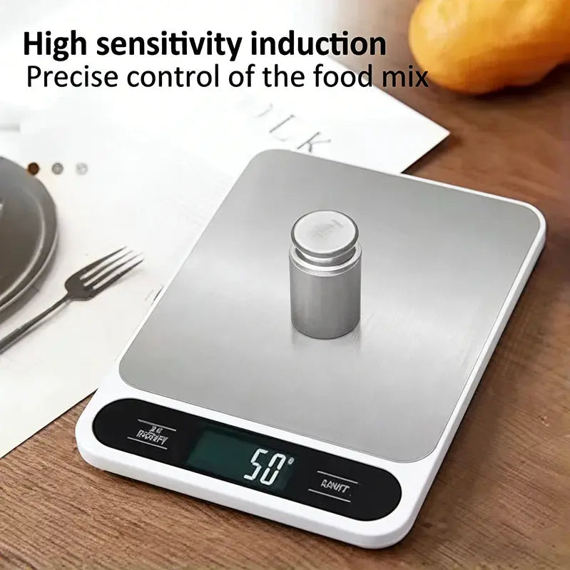 Kitchen Electronic Scale - Small and Precise Gram Counter. Household Baking Food Scale. Jewelry, Medicinal and Seasoning Scale. Zenn Organics Inc
