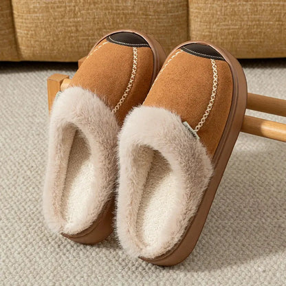 Fashion Women Slippers Winter Soft Thick Soled Indoor and Outdoor Warmth Comfort Breathable Non Slip Casual Couple Home Shoes Zenn Organics Inc