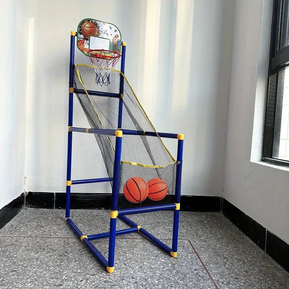 Enjoyable Arcade Basketball Game Set - Indoor/Outdoor Dual Play, Easy Setup with Pump & Balls, Ideal Holiday & Birthday Gift Zenn Organics Inc