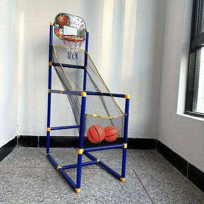 Enjoyable Arcade Basketball Game Set - Indoor/Outdoor Dual Play, Easy Setup with Pump & Balls, Ideal Holiday & Birthday Gift Zenn Organics Inc