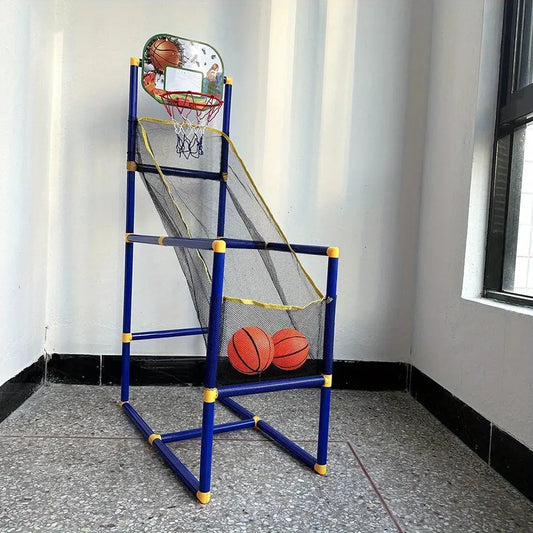 Enjoyable Arcade Basketball Game Set - Indoor/Outdoor Dual Play, Easy Setup with Pump & Balls, Ideal Holiday & Birthday Gift Zenn Organics Inc