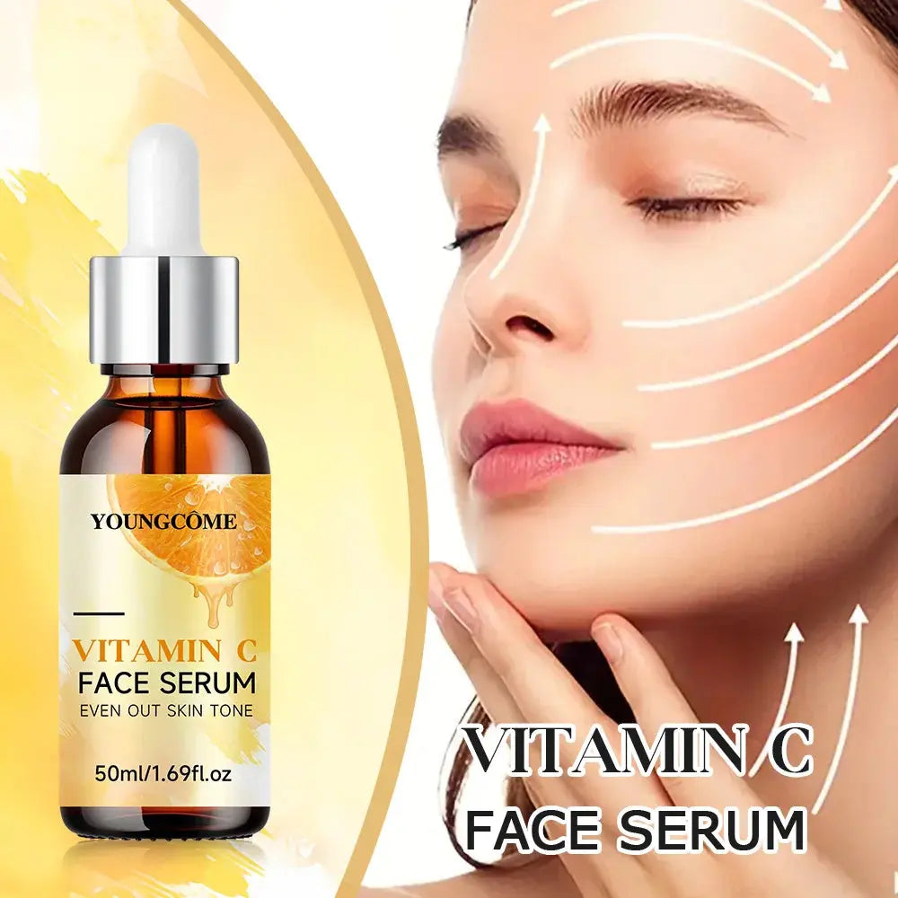 Facial moisturizing essence by Zenn Organics Inc with Vitamin C, Aloe Vera, and Hyaluronic Acid in a 30ml bottle for brightening and hydrating skin.
