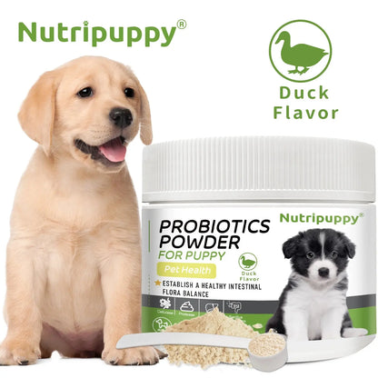 Dog Probiotic Powder Supplement - Supports Digestive Health&Relieves Diarrhea,Boosts Immune System for Puppy Adult Senior Dogs Zenn Organics Inc