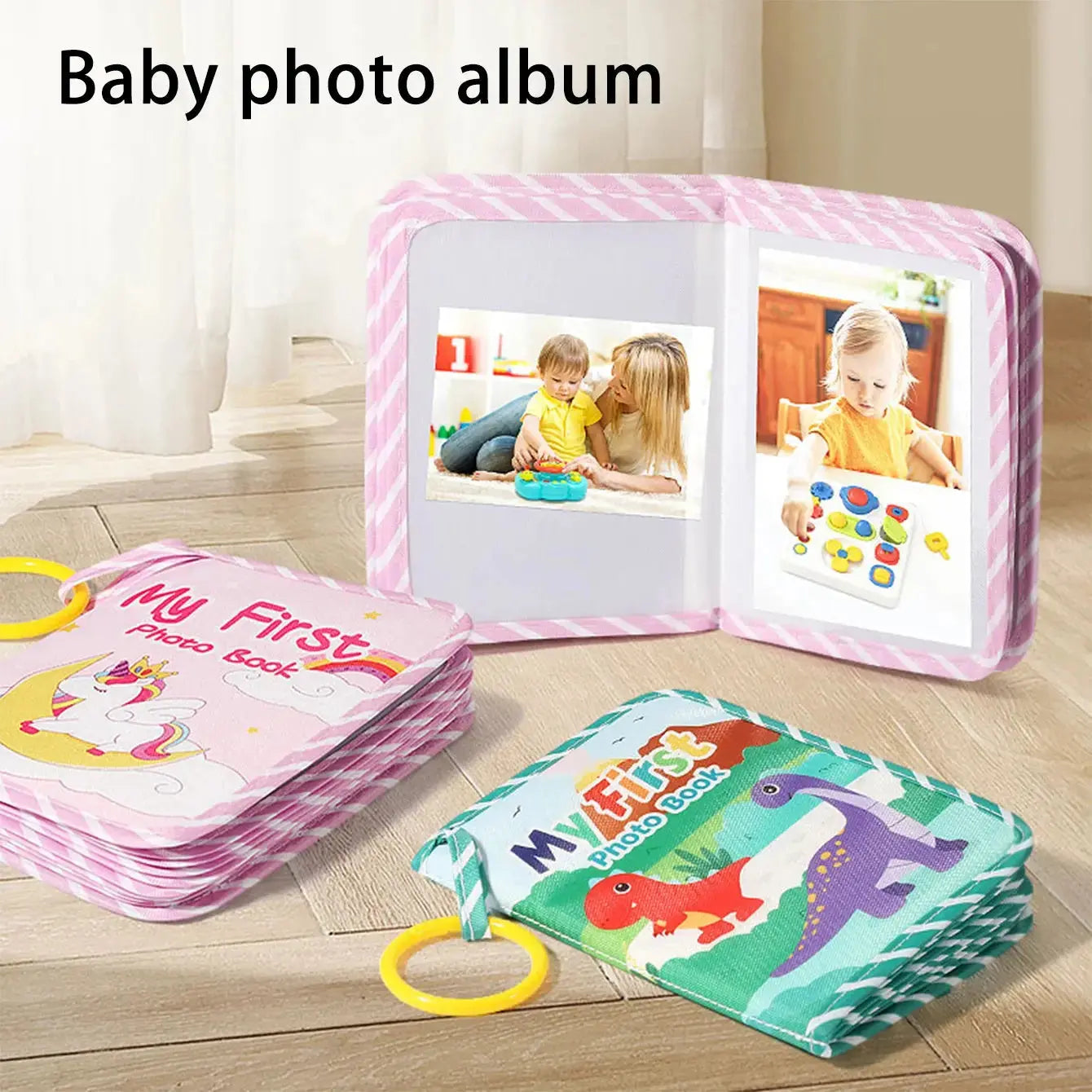 Baby toys, quiet cloth books, photo albums, pictures, educational early education interactive books Zenn Organics Inc