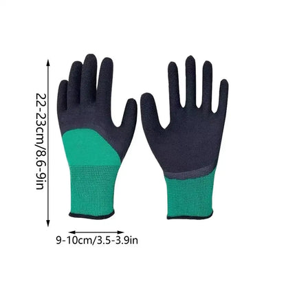 Gardening Gloves Waterproof Garden Work Gloves Non-Slip Thorn-Proof  Yard Work Gloves Portable Garden Supplies Gardening Gloves Zenn Organics Inc