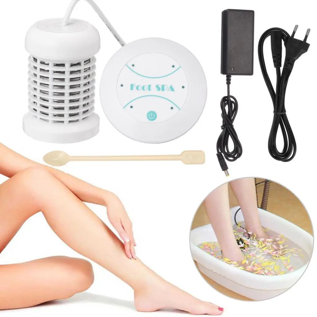 Health & Beauty-5 Ionic Detox Foot Spa Cleanse Machine with foot basin and control panel, ready for at-home foot detox therapy.
