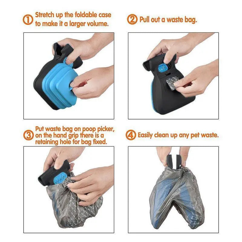 Pet Essentials-11 dog waste poop picker tool with ergonomic handle and durable scoop for easy, hygienic cleanup of pet waste.