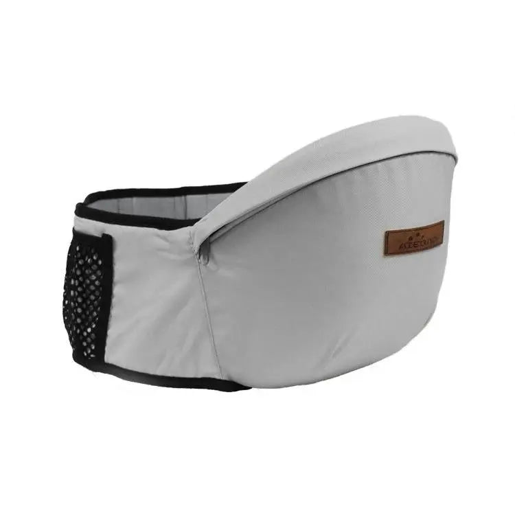 Baby Essentials-4 baby hip seat carrier with comfortable waist belt, supportive design for secure parent-child carrying.